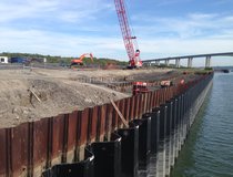 Ipswich, River Wall Replacement - New Front Wall