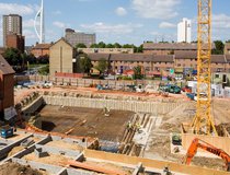 Portsmouth - Overview of Secant Pile Wall